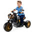 Motocyclette 1 place à piles avec lumière DEL-103430605