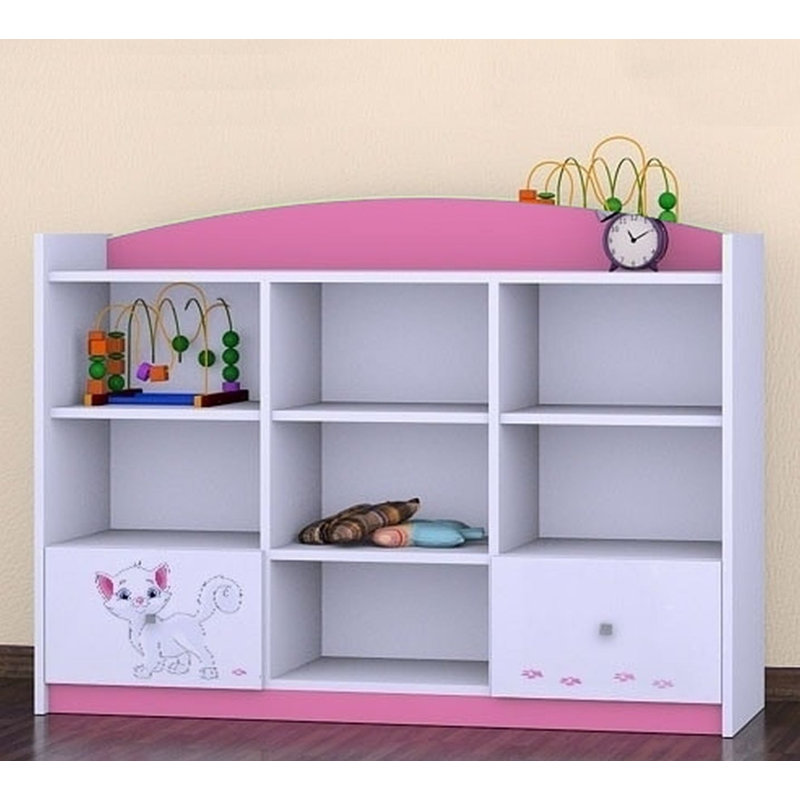 Elaina 92cm H X 129cm W Kids Cube, Pink