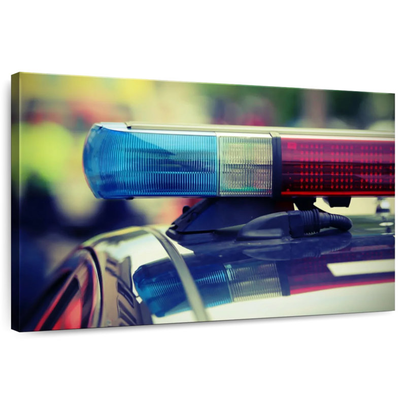 Lumières de voiture de police Mehar, H 8 po x l 12 po
