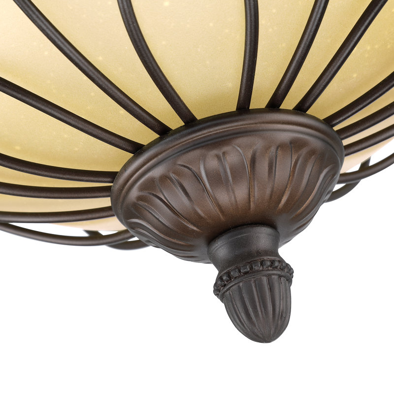 Plafonnier encastré 2 lumières 15,29 po Anandi