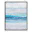 «Coastal Serenity - Floater Frame», reproduction d'art sur toile-46818269-46818270