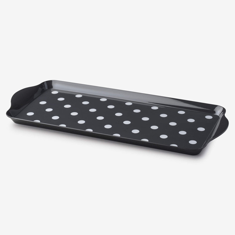 Melamine Sandwich Serving Tray, Dark Grey