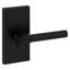 Satin Black Entry Door Lever