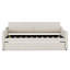 Lit de jour simple avec couchette et fonction de charge - beige