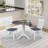 Sturges 3 Piece Drop Leaf Solid Wood Dining Set-457032851
