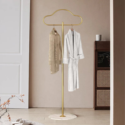 Coat Rack Freestanding With Marble Base