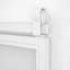 Single Bi-Fold White Door With Frosted Glass-133347404