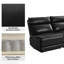  Fauteuil d'appoint moderne en cuir véritable l 32,5 po Ednar
