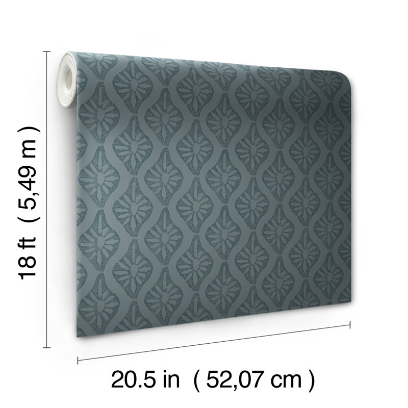 Papier peint auto-adhésif Nova Evergreen, Bleu marine