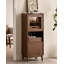 Bar de style luxueux en bois de noyer
