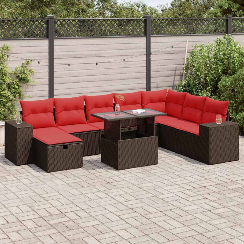62cm Wide Patio Sofa with Cushions