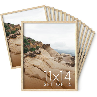 Wood Picture Frame - Set of 15