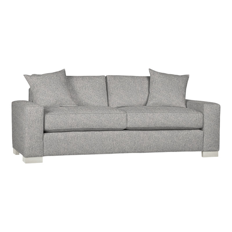 Canapé moyen Claremont, Perigold Aspen flanelle gris clair, Navajo