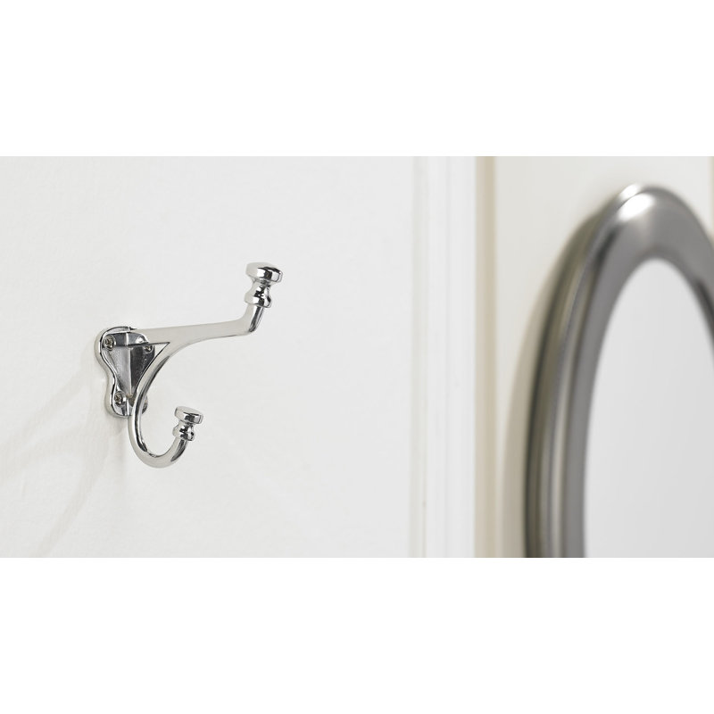 Classic Metal Wall Hook, Chrome