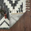 Tapis noir / blanc Lauri Southwestern-903577521