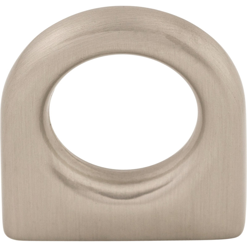 Ring 5/8" Center to Center Round Knob, Brushed Satin Nickel