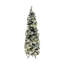 5' Flocked Holiday Tree with LED Lights