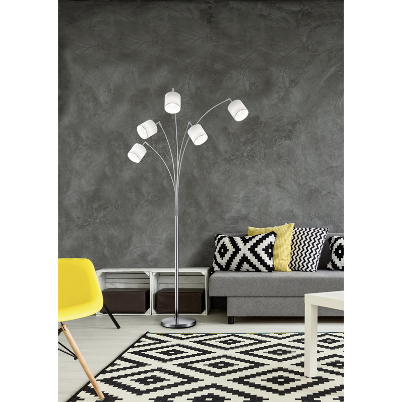 Norhad 200cm Reading Floor Lamp, White