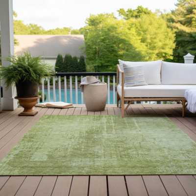 Lamanna Washable Abstract Indoor / Outdoor Rug