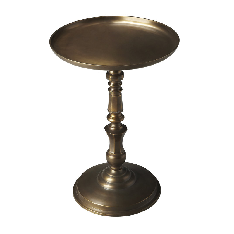 Orleans Round Metal 16"W Side Table