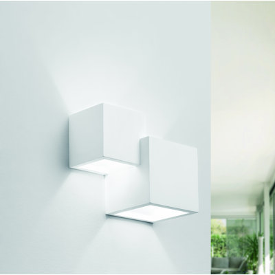 Fifield Gypsum LED Flush Mounted Sconce