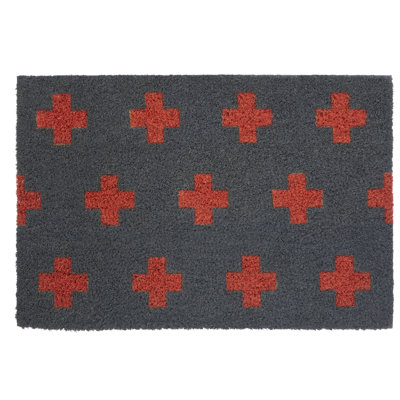 Markel Non-Slip Geometric Indoor / Outdoor Doormat
