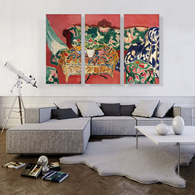 " Seville Still Life 1910 " by Henri Matisse 3 Piece Art Oil Painting