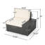 Ensemble modulaire d'extérieur 8 pièces, ensemble patio, canapé d'extérieur Santa Cruz-1072782312