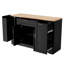 Buffet de rangement multifonctionnel, table de salle à manger extensible, tablettes réglables, support coulissant à 3 niveaux, rangement pour îlot de cuisine-1333524253