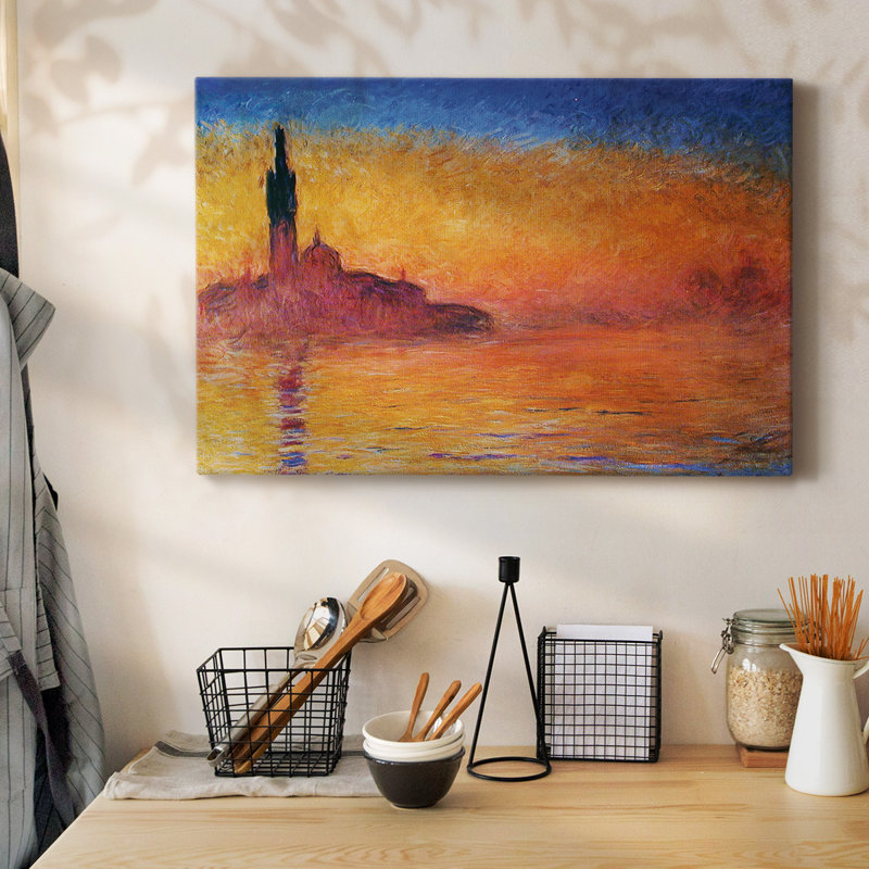 Monet - Toile tendue avec châssis, H 12 po x l 18 po