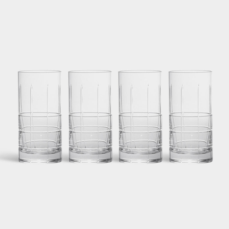 Street 15oz. Handmade Highball Glass Set