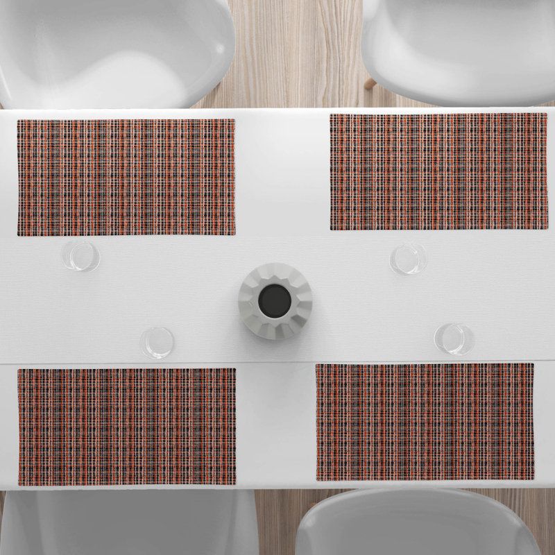 Polyester Gingham Rectangle Placemat