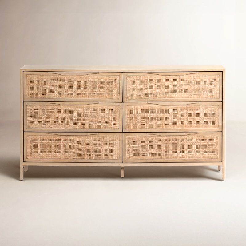 Sydney 6 - Drawer Dresser, Beige