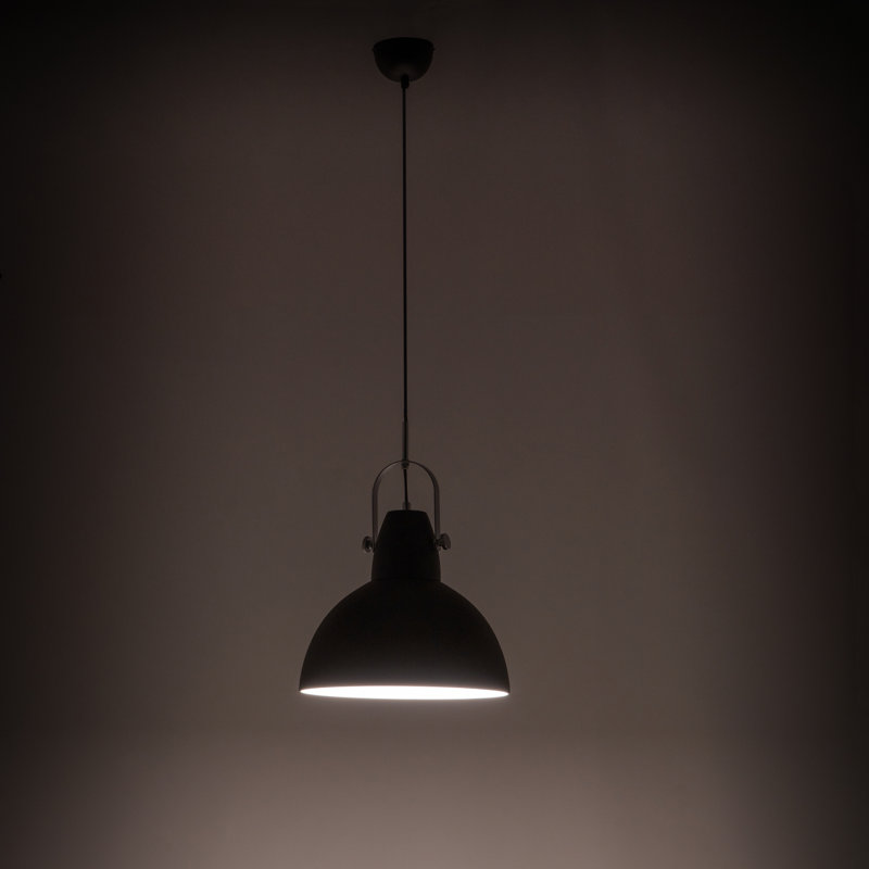 Aslef 1 - Light Single Pendant, Black