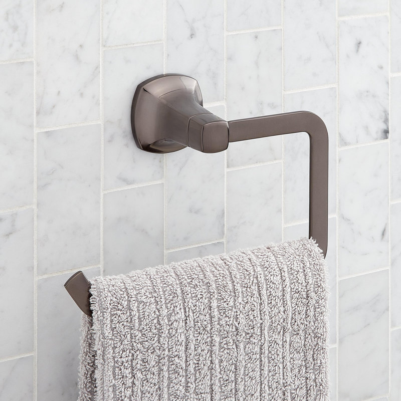 Sefina Towel Ring, Gunmetal