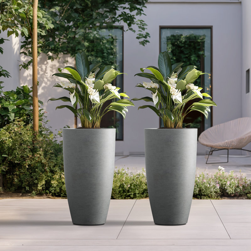 Khailey Handmade Pot Planter, Stone