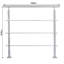 100CM Silver-coloured floor-mounted stainless steel handrail-119702594