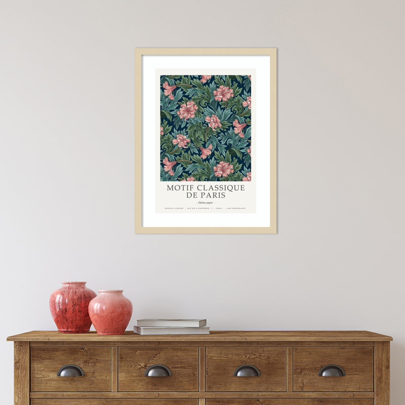 Motif Classique 1 par Design Fabrikken - cadre photo, impression, H 33 po x l 25 po, Brun