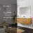 Zakis 57" Wall-Mounted Double Bathroom Vanity Set-1183430086
