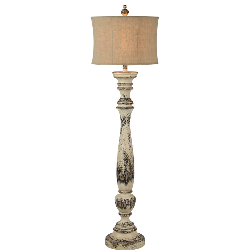 Boulder 65.5" Distressed 3-Way Floor Lamp