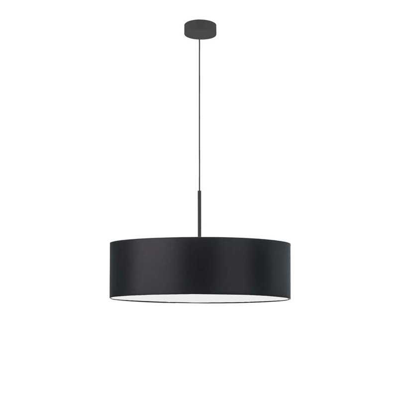 Aubrionna 4 - Light Drum Pendant, Black, Black