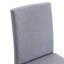 4 sièges de salle à manger gris - confortables et tendance. Look minimaliste pour une maison à la mode. Dimensionné pour offrir un confort optimal. Pieds robustes en métal avec revêtement anticorrosion. Tissu respirant. Intégré-1601401758
