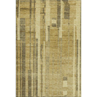 Premium Machine Washable Emerson AMF1063 Striped Rug