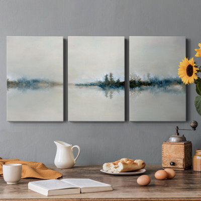 " Calm Morning " 3 Piece Art Color Photography Print