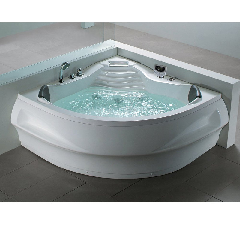 190mm x 150mm Corner Whirlpool Acrylic Bathtub