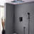 Fontana Matte Black Square Color Changing LED Rain Shower System