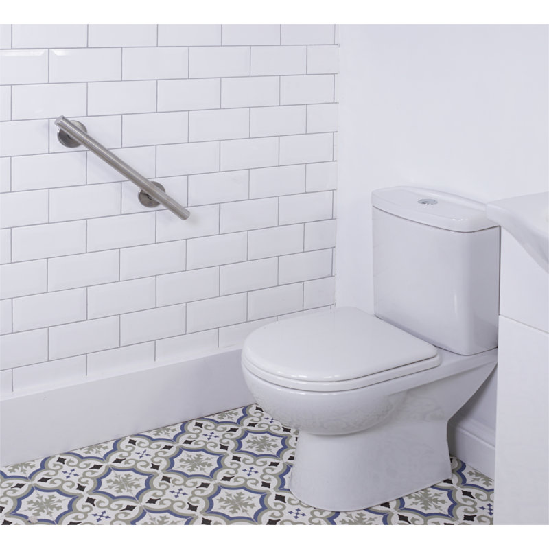Delastre Grab Bar, Brushed Finish, 48cm W