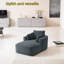 Très grand fauteuil inclinable en velours côtelé-2027066272