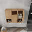 36" Bathroom Side Cabinet,Soft Close Doors,Float Mounting Design,Imitative Oak,(KD-Packing)