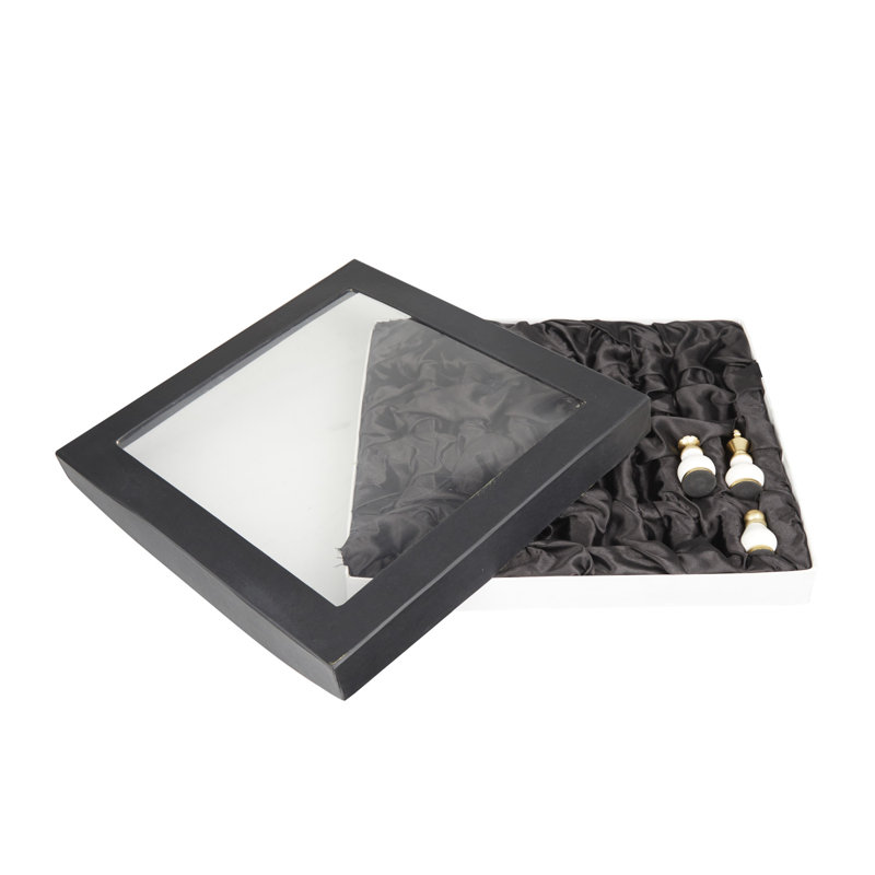 Ensemble de jeu en aluminium Neta, H 4,35 po x L 15,95 po x l 15,95 po, Or/blanc